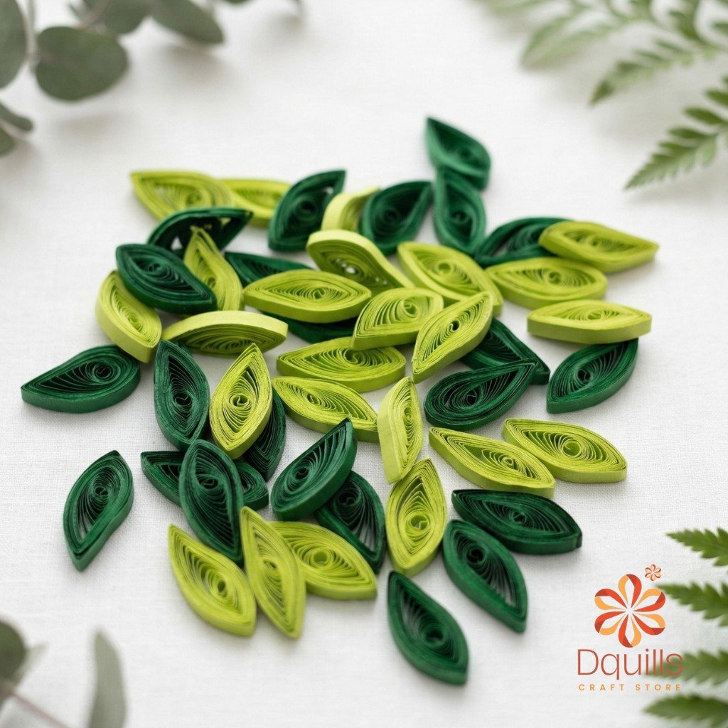 Modern Anemone Wreath Kit - 82-Piece Handmade Quilled Botanical Set - Image 4