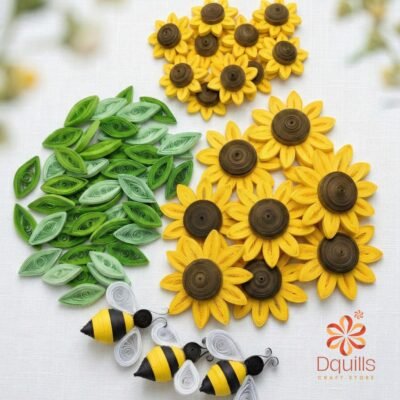 Quilling sunflower