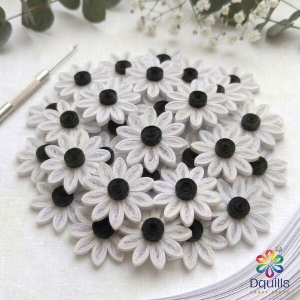 Paper Quilling Anemone Flowers 5cm Bulk Set | Wedding Decor