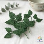Forest Green Quilled Leaf Branches | Handcrafted Botanical