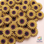 Lavender Sun Daisy Handcrafted Quilling Flowers | 7cm